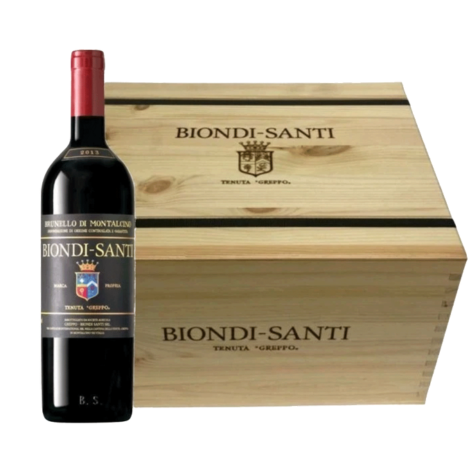 Biondi Santi Cassa Verticale 6 Brunello di Montalcino Il Greppo 2006-2007-2008