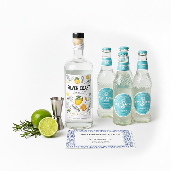 Gin & Tonic Drink Kit – Mediterranean (Serves 4)