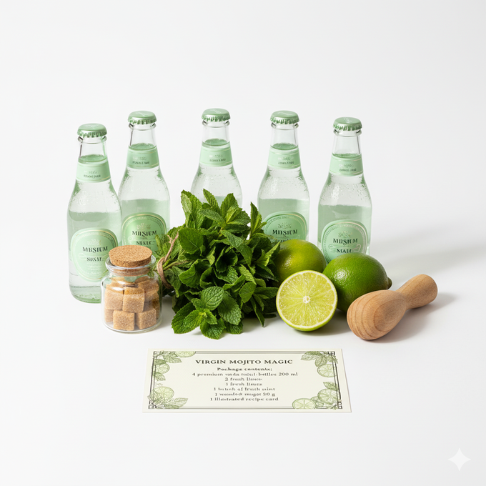 Virgin Mojito Kit – 4 servings (Zero-Proof)