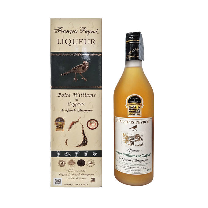 Liqueur Poire Williams & Cognac de Grande Champagne, François Peyrot